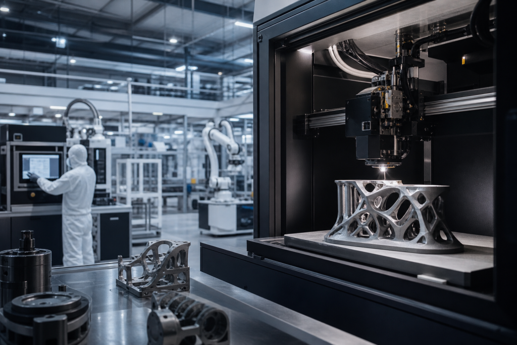 featured for The Role of Additive Manufacturing in Human-Out Production