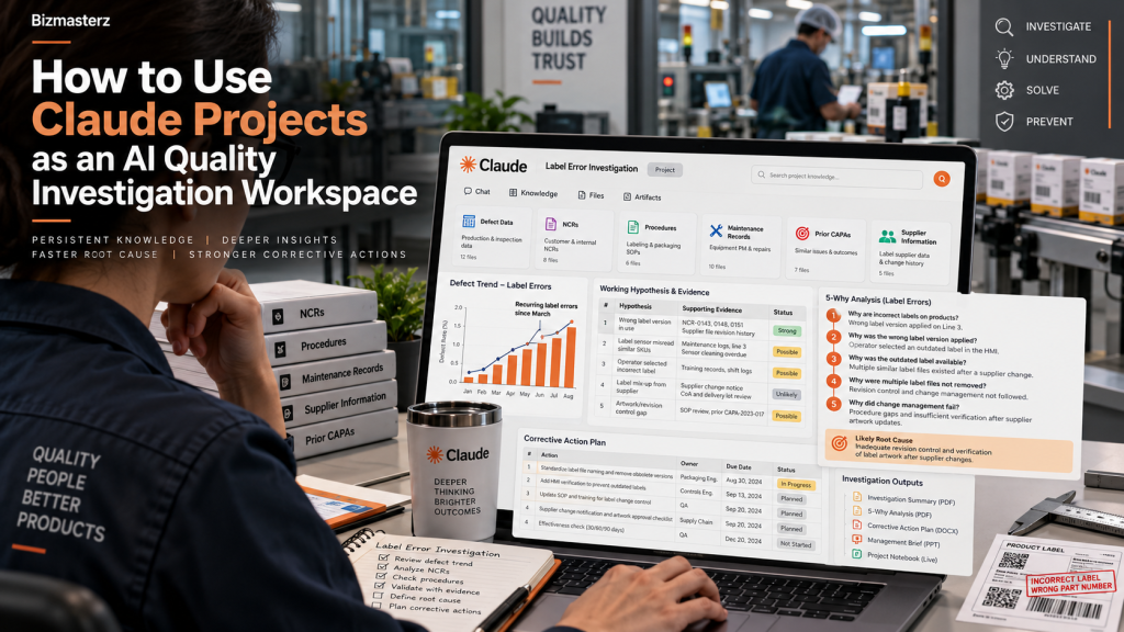 Claude Projects as AI Quality Investigation Workspace